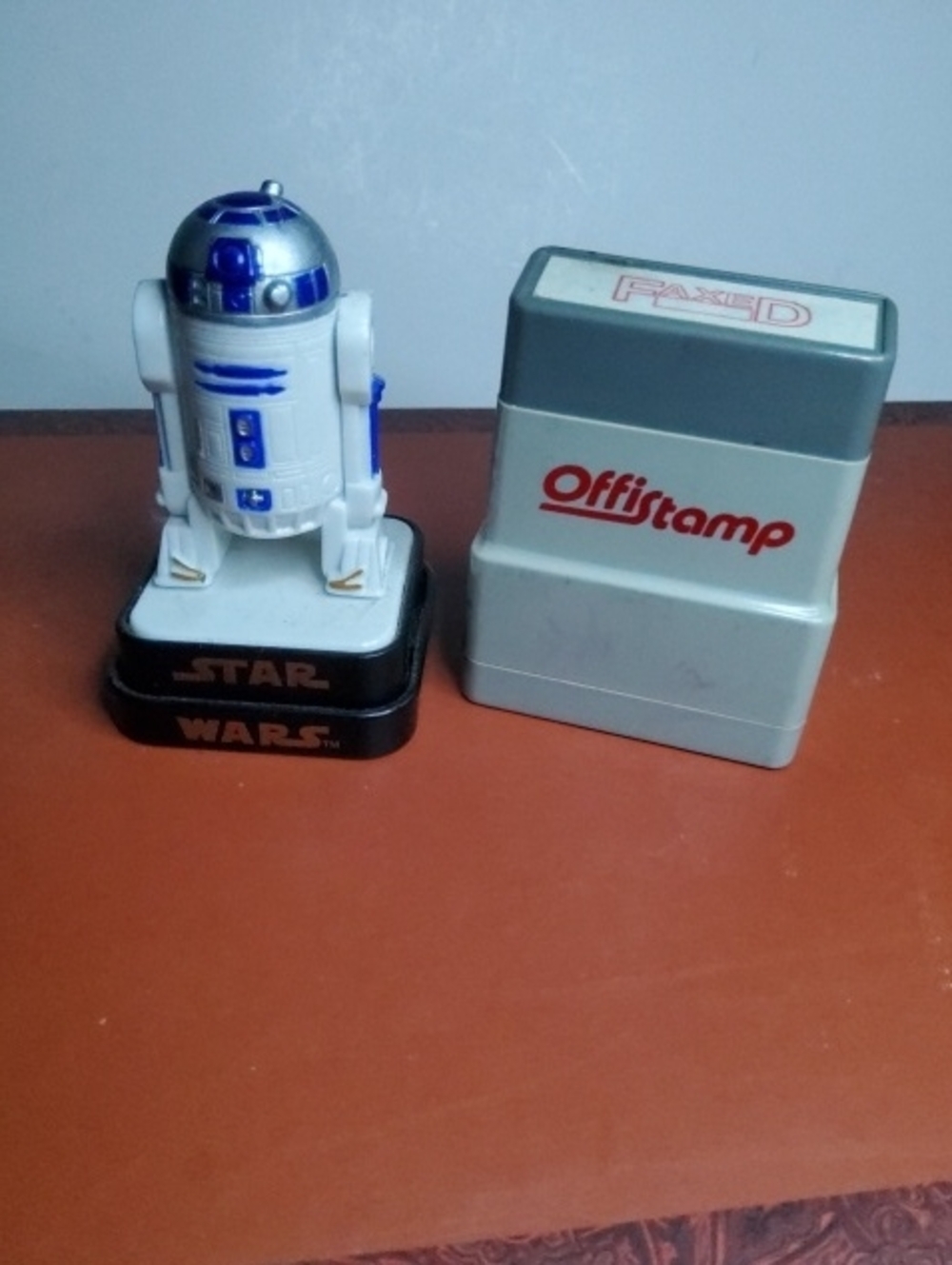 Vintage Rubber Stamps R2-D2 FaxeD